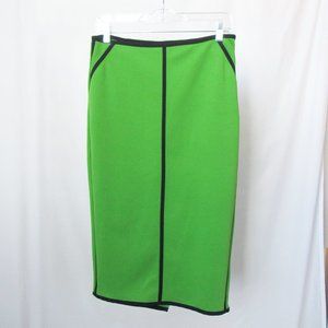 Chic Retro Green Pencil Suit Skirt Barbiecore Vintage Style Slim Fit Fashion